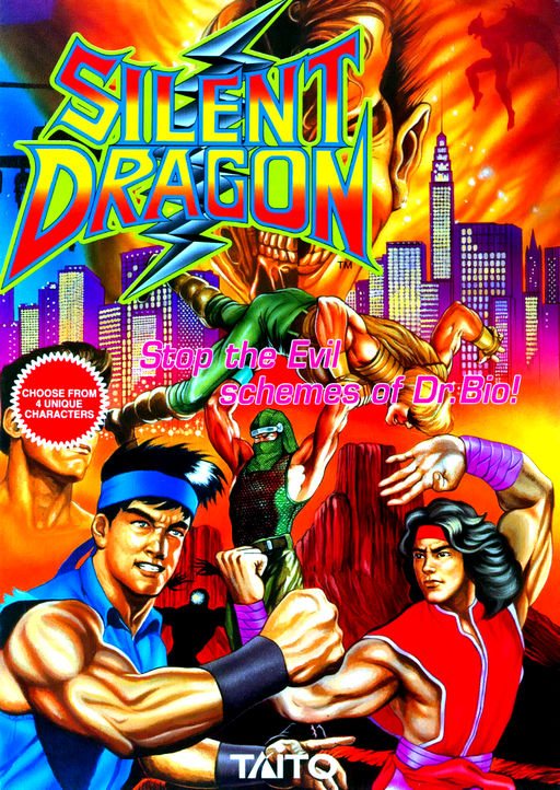 Silent Dragon (US) Arcade Game Cover